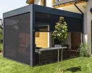 Pergola tarasowa z rolety screen ZIP – model Toscana 320×458,8 idealny do domu i ogrodu