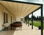 Pergola Portofino 2,6×6 z meblami ogrodowymi – użytkowa przestrzeń klientów