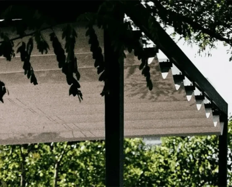 Pergola Palermo z lekkim materiałowym dachem – nowoczesne i stylowe zadaszenie tarasu
