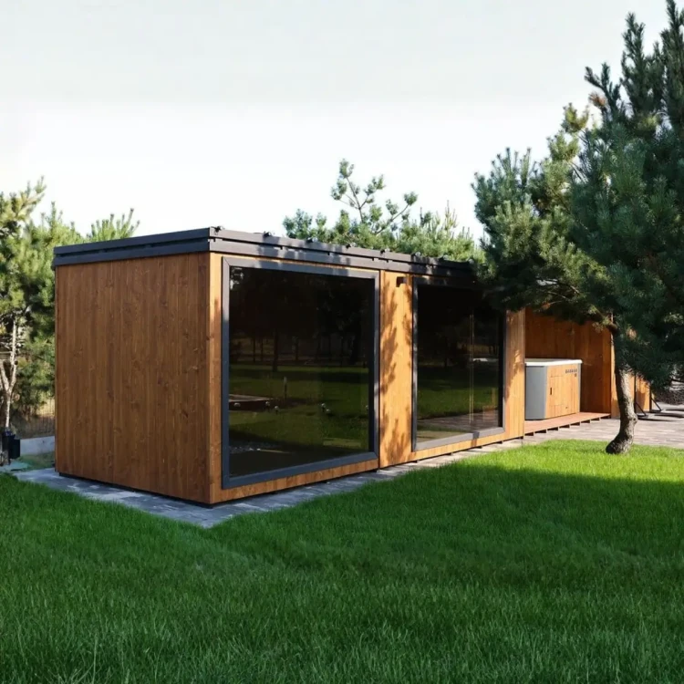 domek spa mokko z sauną i jacuzzi – polska produkcja, ręczne wykonanie i elegancki design.