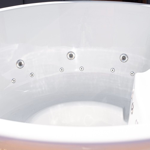 Wkład kompozytowy w jacuzzi Ø200 cm - odporny na przebarwienia i łatwy w czyszczeniu, zapewniający najwyższy komfort kąpieli