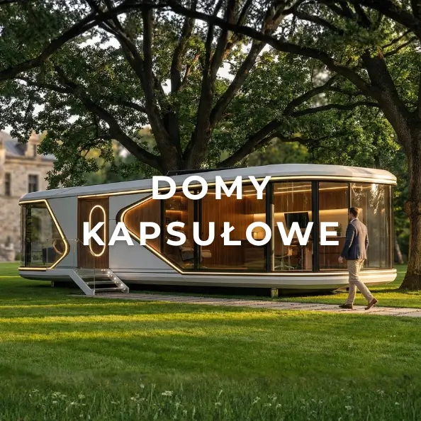 Nowoczesny dom kapsułowy całoroczny Mokko – gotowy do zamieszkania na Twojej działce.